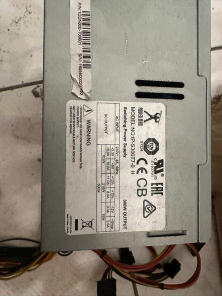 POWER MAN IP-S300T7-0 H 300W KALİTELİ POWER SUPPLY 2.EL ürün görseli 1