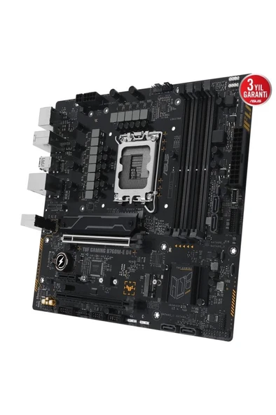 Asus Tuf Gaming B760M-E D4 Intel LGA1700 DDR4 Micro ATX Anakart Outlet - Resim 4