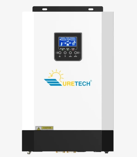 Uretech 3KVA 3KW 3500VA 3500 Watt Tam Sinüs Mppt 110A Akıllı İnverter 24Vdc-220Vac Bataryasız ürün görseli 1