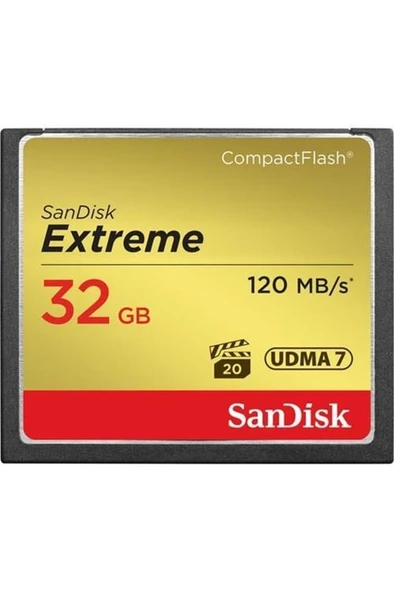 SanDisk Extreme Compact Flash UDMA 7 SDCFXSB-032G-G46 32 GB Hafıza Kartı Outlet - 2