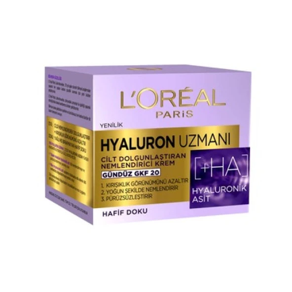 Loreal Hyaluron Uzmanı Gunduz Krem 50Ml