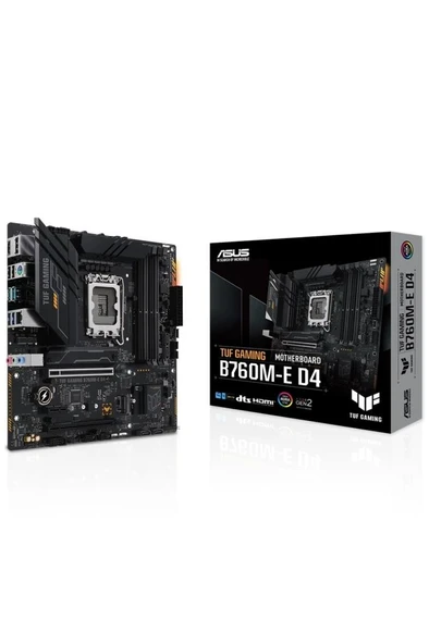 Asus Tuf Gaming B760M-E D4 Intel LGA1700 DDR4 Micro ATX Anakart Outlet ürün görseli 1