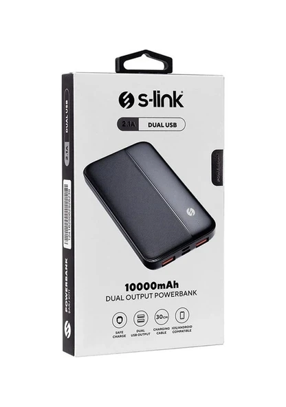 S-link IP-G10N 10000 mAh Powerbank Siyah - 3