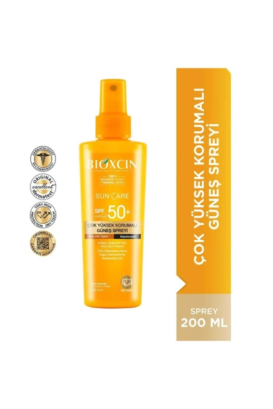 Bioxcin 50 Faktör Güneş Spreyi 200 ml 2 Adet - 3