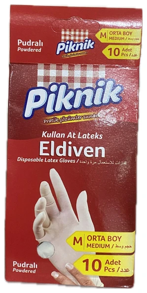 PİKNİK 10 LU KULLAN AT ELDİVEN ürün görseli