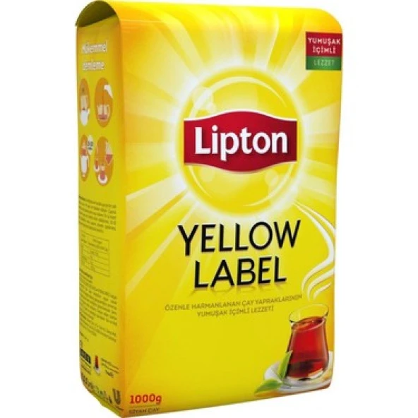 Lipton Yellow Label Dökme Cay 1000 Gr