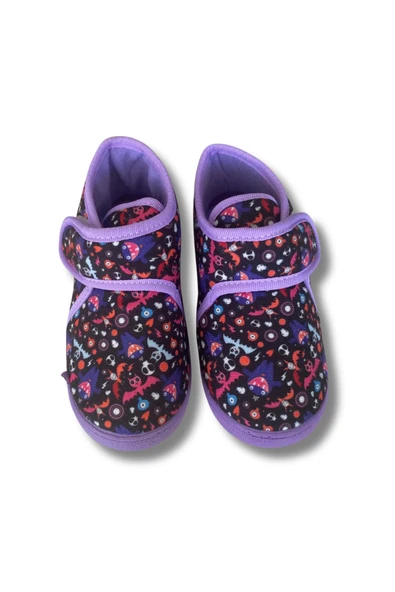 Soylu Yumuşak Pamuklu Kız Çocuk Pandufu Mor - 2