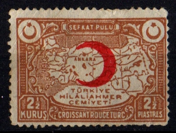 EABİ-Türkiye Hilal-i Ahmer Cemiyeti Şefkat Pulu 1935 (ws0108) ürün görseli