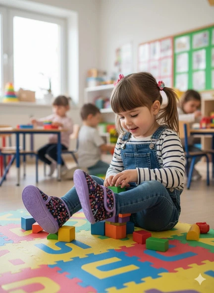 Soylu Yumuşak Pamuklu Kız Çocuk Pandufu Mor