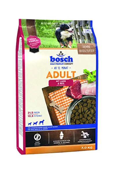 Bosch Tahılsız Adult Lamb Kuzu Etli Köpek Maması 3 Kg