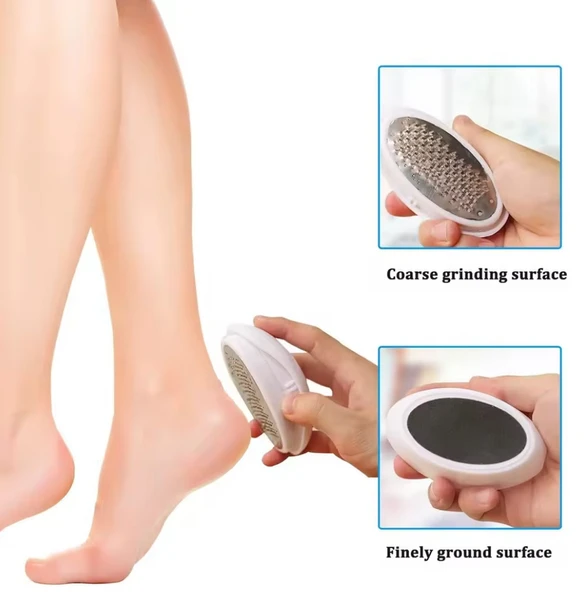 Ped Egg Pratik Kolay Ayak Bakım Törpüsü Topuk Rendesi, Bakım Aleti, Dayanıklı Manuel Pedikür Aracı, Ölü Cilt Temizleme için, - Resim 3