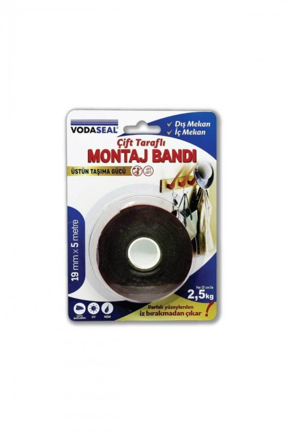 VODASEAL 19 MM X 5 MT VHB GRİ BANT