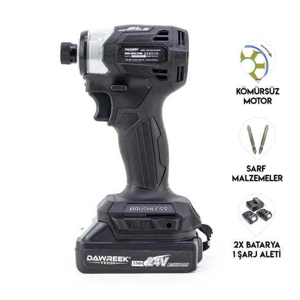 DAWREEK Torklu Vidalama BLACK – Akülü Torklu Somun Sıkma Makinesi - 1