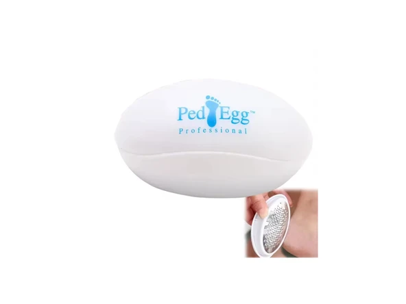Ped Egg Pratik Kolay Ayak Bakım Törpüsü Topuk Rendesi, Bakım Aleti, Dayanıklı Manuel Pedikür Aracı, Ölü Cilt Temizleme için, - Resim 2