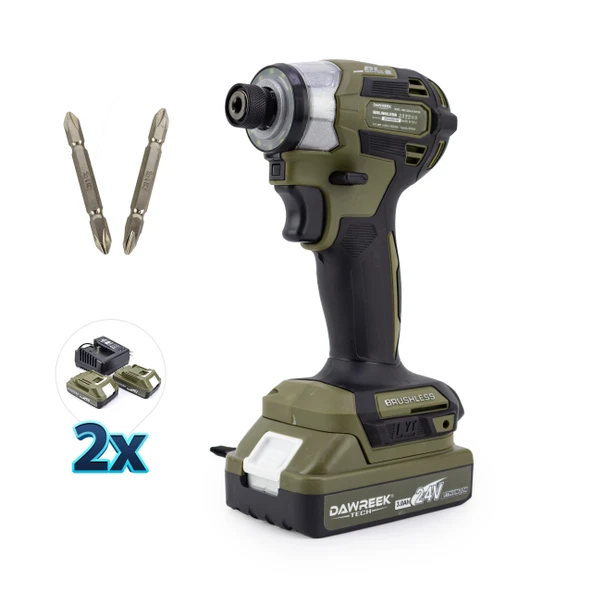 DAWREEK Torklu Vidalama LIGHT GREEN – Akülü Torklu Somun Sıkma Makinesi - 2