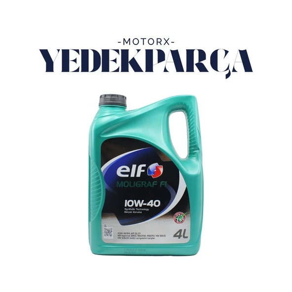 10W40 Elf 4Lt. Molıgraf F1 Synthetıc Tecnology Motor Yağı ürün görseli