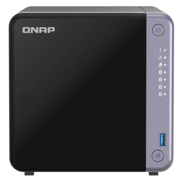 QNAP TS-432X-4G004 4GB 2x2TBHDD 4x3.5" SATA Desteği RAID(0) NAS Depolama Ünitesi - 1