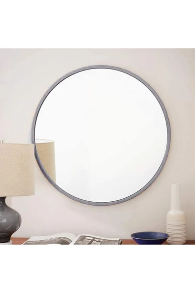 Hitit Dekorasyon Helya Siyah Metal Duvar Aynası - 2