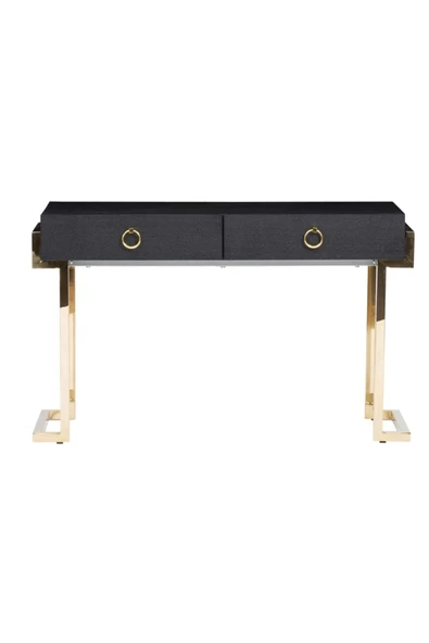 Hitit Dekorasyon Lilly Siyah Çalışma Masası - 2