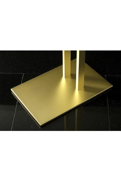 Hitit Dekorasyon Denise Satine Gold Ayaklı Havluluk - 4