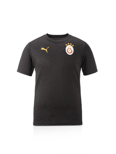 Galatasaray Orijinal Lisanslı Sıfır Yaka Siyah A Takım Antrenman T-Shirt ürün görseli 1