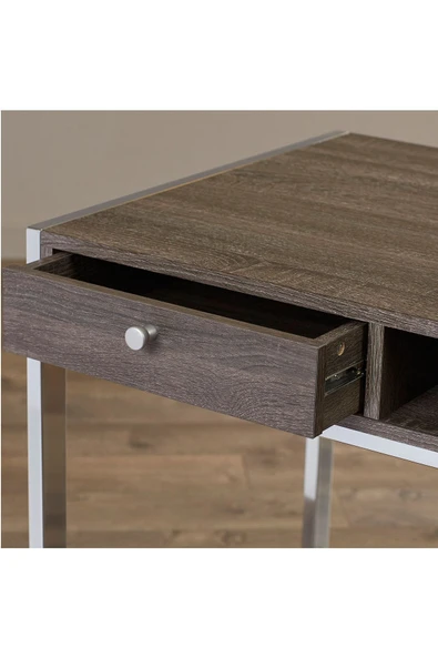 Hitit Dekorasyon Emily Paslanmaz Metal Çalışma Masası - 5