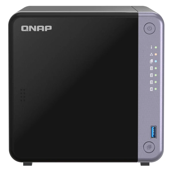 QNAP TS-432X-4G001 4GB 1TBHDD 4x3.5" SATA Desteği RAID(0) NAS Depolama Ünitesi - 1