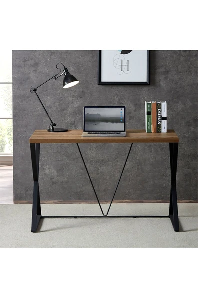 Hitit Dekorasyon Holly Siyah Metal Çalışma Masası