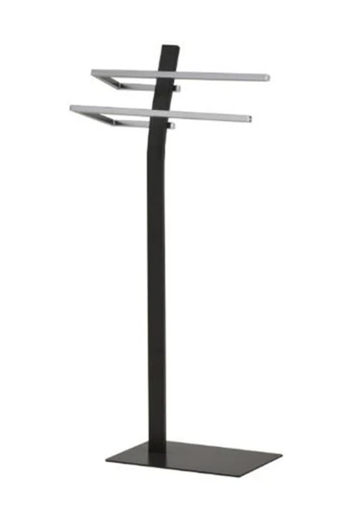 Hitit Dekorasyon Josi Siyah Metal & Paslanmaz Ayaklı Havluluk