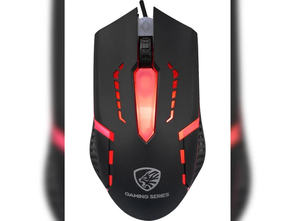 Hytech Gamy HYK-46 Kırmızı Kablolu Oyuncu Klavye Mouse Seti - 4