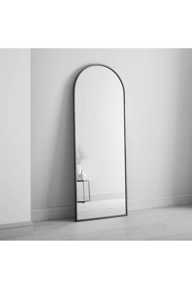 Hitit Dekorasyon Zhen Siyah Metal Boy Aynası