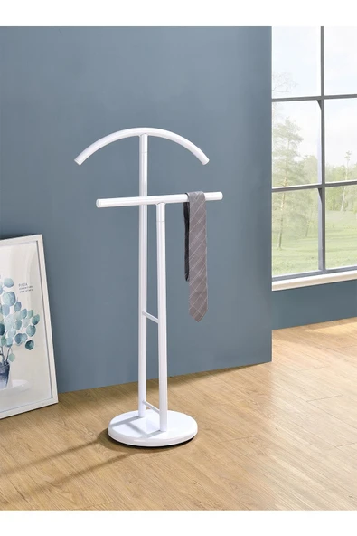 Hitit Dekorasyon Vela Beyaz Metal Dilsiz Uşak - 2