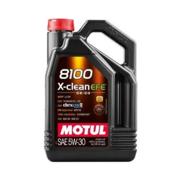 Motul 8100 X-Clean Efe Sae 5W-30 ( Tam Sentetik ) 4Lt. ürün görseli