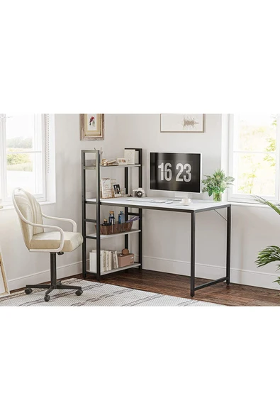 Hitit Dekorasyon Kubi Çalışma Masası Beyaz - 2