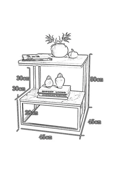Hitit Dekorasyon Hola Komodin - 3