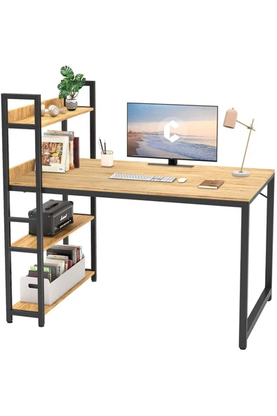 Hitit Dekorasyon Kubi Çalışma Masası Somono Meşe