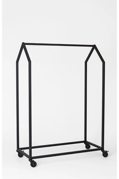 Hitit Dekorasyon Cloth Siyah Metal Askılık - 2