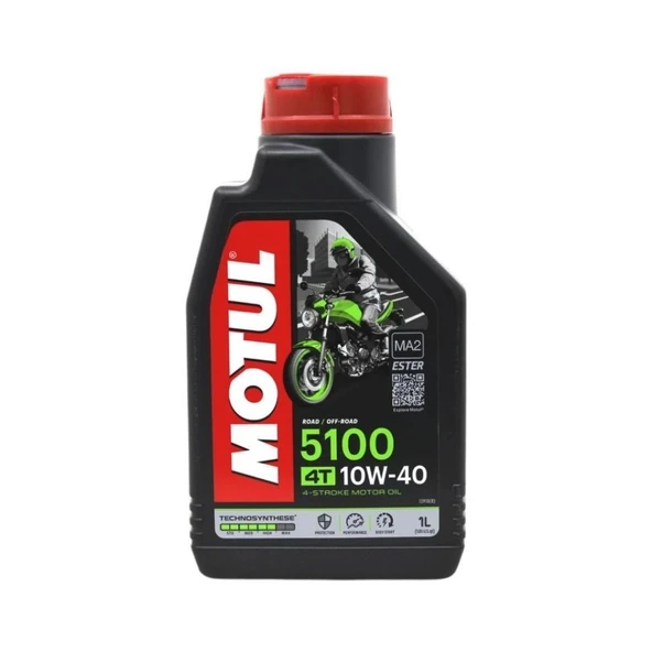 Motul 5100 10W-40 4T Motor Yağı ( Suzukı, Yamaha Ve Kawasakı ) 1Lt ürün görseli