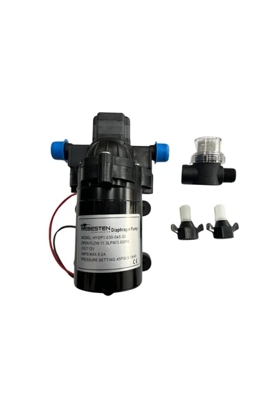 WEBESTEN Karavan Hidrofor 11.3 Lt. / Dk . 12 V 45 Psi ürün görseli