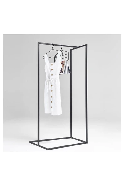 Hitit Dekorasyon Ararat Siyah Metal Askılık