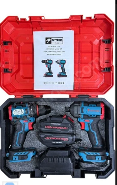 Catpower 5135 20V Kömürsüz Matkap+ Tork Vidalama - 2