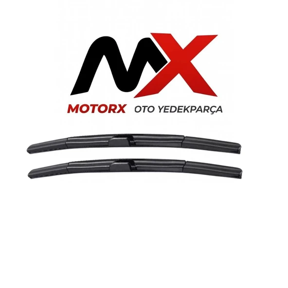 Hibrit Silecek Süpürgesi 650 mm - 420 mm Uyumlu Çift Set ürün görseli 1