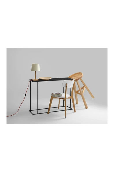 Hitit Dekorasyon Mee Siyah Metal Dresuar Konsol ürün görseli