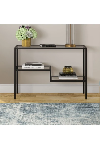 Hitit Dekorasyon Izabel Siyah Metal Dresuar - 4