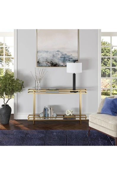 Hitit Dekorasyon Hana Gold Metal&cam Dresuar - 2