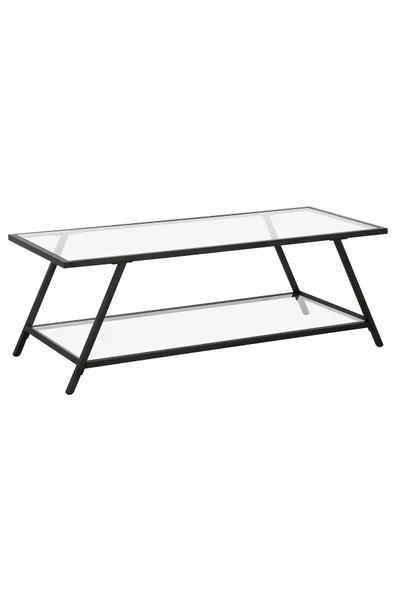 Hitit Dekorasyon Sheila Siyah Metal Orta Sehpa - 3