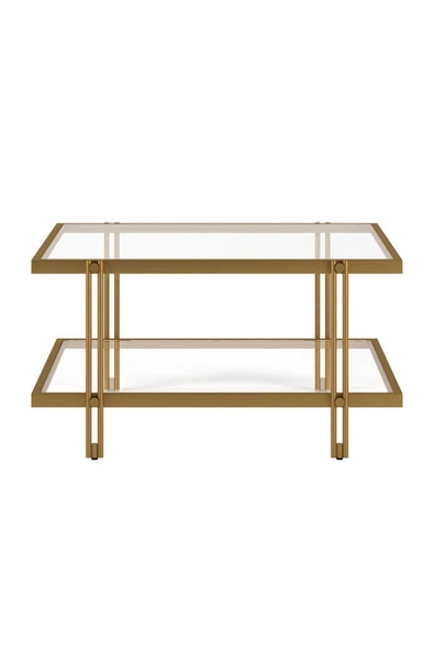 Hitit Dekorasyon Dolores Gold Metal Orta Sehpa - Resim 2