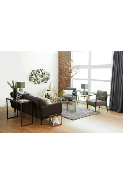 Hitit Dekorasyon Dorka Gold Metal Servis Arabası - 6