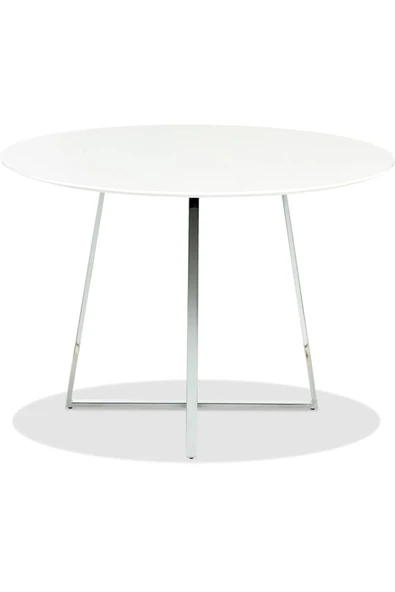 Hitit Dekorasyon Mill Paslanmaz Metal Ahşap Yemek Masası - 3