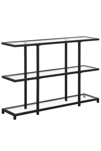 Hitit Dekorasyon Betty Siyah Metal&cam Dresuar 107cm - 3